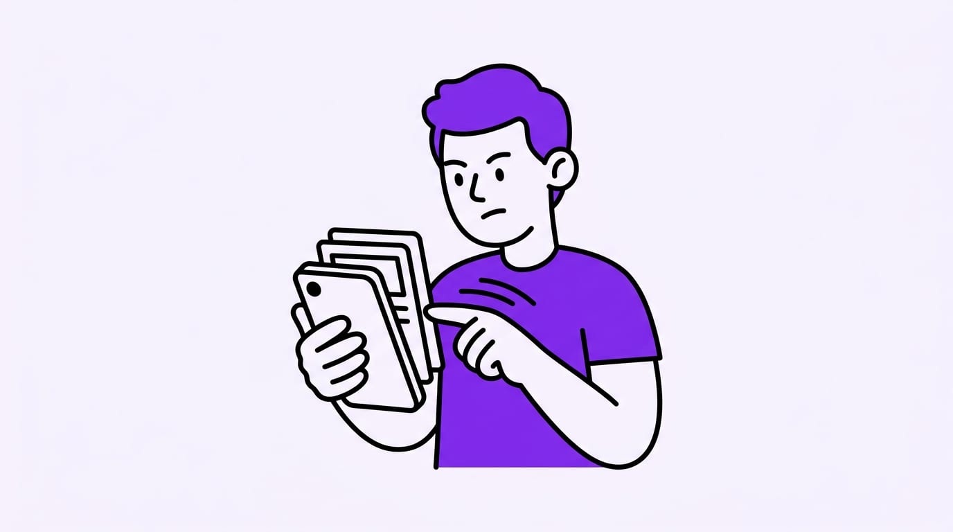 Swipe until a path clicks.