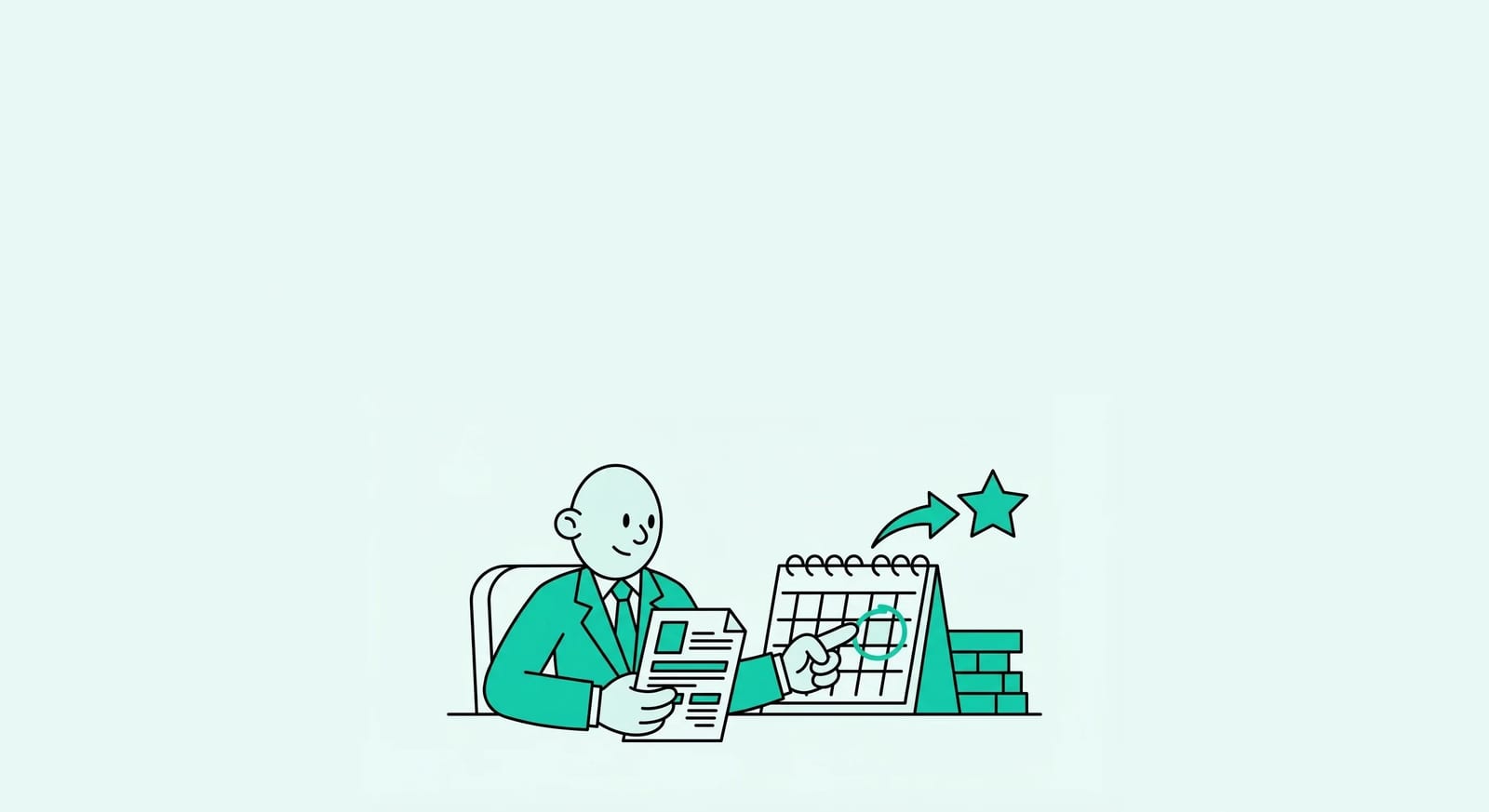 job seeker planning applications for the year on a laptop